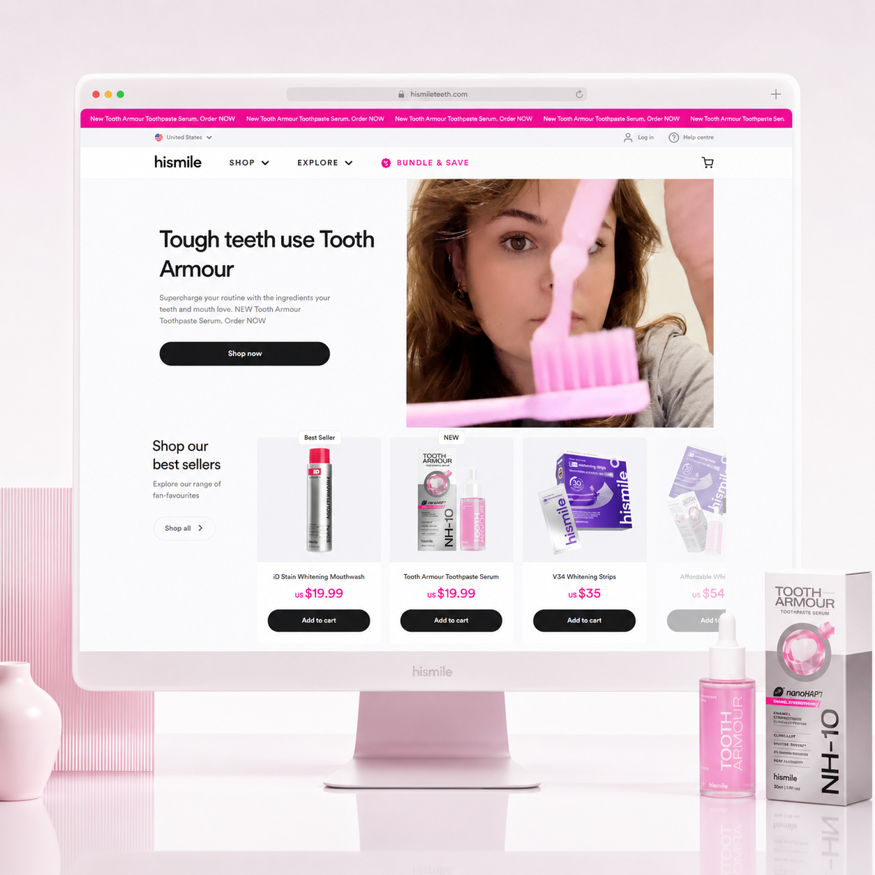 Hismile Shopify Plus Website